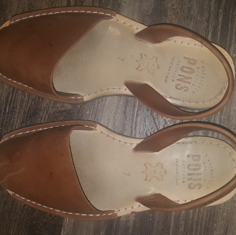 Pons avarcas sandals, brown